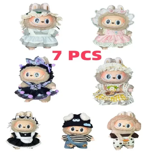 Labubu Sitting Party Bjd  Generation Second Generation Blind Box Clothing Plush Kpop Idol Exo Fashion To Replace Delicate Nice