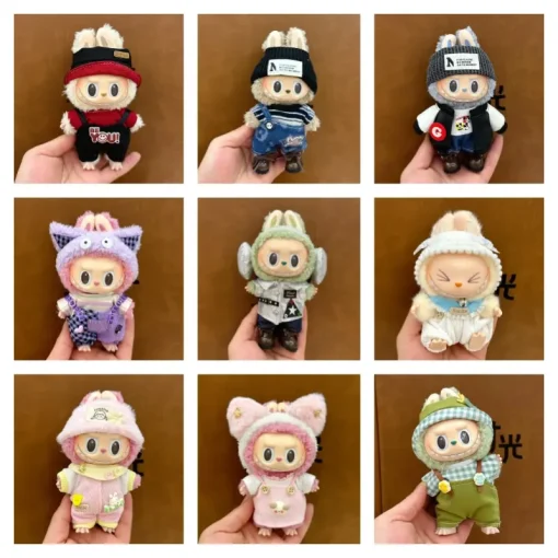 17cm Labubu Clothes Accessories First Generation Second Generation Doll Replacement Clothes Children's Toys Birthday Gift