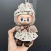 New corduroy For Labubu Doll Clothing Set Hat 17cm Clothes Shoes Doll DIY Accessories Training Sitting Party Games Toys Gifts 2