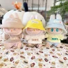 Labubu Mini Plush Doll Clothing 17cm Korean Kpop Idol Hat T-shirt Pants Set Cute Clothing Children's Birthday Gift Toys