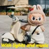 Labubu Protect Case Labubu Sitting Party 15cm Cotton Doll Shoulder Pain Bag PVC Storage Bag Labubu Walk Bag Dustproof 2