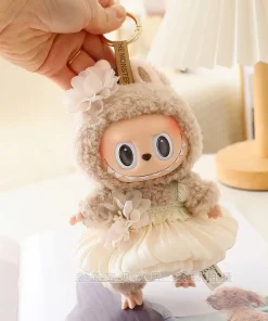 Labubu Cute Doll Costume Labubu Doll Dress 17 Cm Labubu Macron Vinyl Blind Box Pendant Labubu Cute Doll Costume Holiday Gift