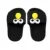 Black slippers