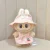 Pink hat)