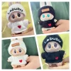 17cm Labubu Clothes Only Diy Doll Pendant Set Plush Accessories Cute Baby Clothes Bear Hat Love Sweater Set Birthday Gifts
