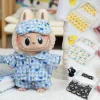 For 17cm Labubu Doll Color Match Hoodies Dolls Accessories Clothes Fashion Clothes Hoodies Doll Clothes Cute Little Cloths 3