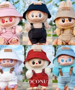 Cute Set For 17cm Ropa Labubu Doll Clothes Fashion Clothes Big Into Engrey Series V2/V3 Dolls Accessories Decoration