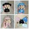Mini ropa para muñeca Labubus de 17cm, traje, sombrero, bolsa, ropa, zapatos, accesorios para muñeca Labubu II, juguetes para cultivar el juego de fiesta sentado