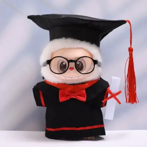 V1 V2 V3 LABUBU clothes Graduation bachelor's gown Doll set Labubu clothes replacement