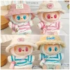 17cm Labubu I II Idol Dolls Sweater Hat Winter Suits Clothing Plush Doll’S Clothes Accessories For Korea Kpop Exo Sitting Party 3