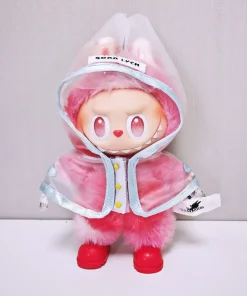 Labubu Doll 15/17cm Sports Style Raincoat and Footwear Set Replacement Clothes for Ropa Labubu