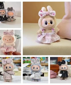 17cm Mini Plush Doll'S Clothes Outfit Accessories For Korea Kpop Exo Labubu Idol V1 V2 suit Clothing Gift