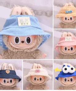 Doll Clothes Outfit Accessories For 20cm Korea Kpop EXO 17cm Labubu V1 V2 Plush Idol Doll's Clothing Hat Kid Toy Gift