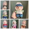 15cm 17cm Labubu doll clothes for labubu V1 V2 V3 have a seat macaron shirt hat doll Accessories 2