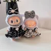 Hot Sale Only Clothes 17cm Monster Labubu V3 High-Energy Vinyl Doll Blind Box Pendant Lucky Purple Butterfly Baby Clothe Skirt 2