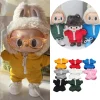 For 15/17cm Labubu Sports Style Zipper Sweatshirt Suit Doll Clothes Decoration Accessories Suitable for Ropa Labubu