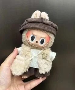 For 15/17cm Cute Mini Labubu Clothes Kawaii Cartoon Doll Clothes Accessories for Labubu Dress Up Toys Doll Accessories Kids