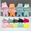 Para Ropa labubu V1 V2 V3 de 15/17cm, mono de macarrón, sombrero, accesorios de Ropa para muñecas