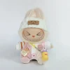17cm Labubu Outfit – Little McDonald Three-Piece Set, Vinyl Keychain Plush Costume 3