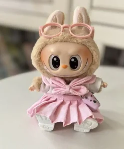 New Labubu First, Second And Third Generation Blind Box Pendants Sitting Clothes, Party Jk Skirts, And Baby Clothing Accessories