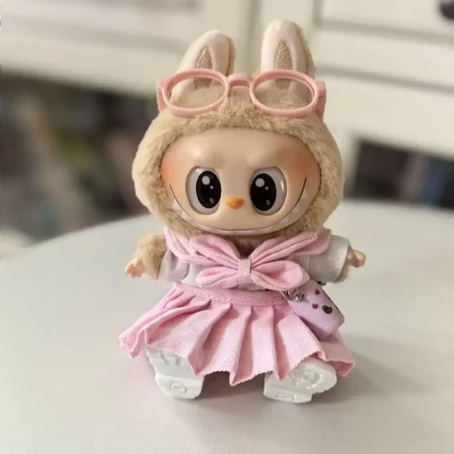 New Labubu First, Second And Third Generation Blind Box Pendants Sitting Clothes, Party Jk Skirts, And Baby Clothing Accessories