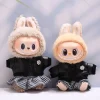 Labubu Doll Clothes Baby Penguin Onesie Labubu I II Idol Dolls 15/17cm Plush Doll’S Clothes Sitting Party Accessories 2