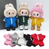 Doll’S Clothes Outfit Accessories For 15-17cm Labubu College style shirt sweet cool style leather skirt Camera shoes Clothing 3
