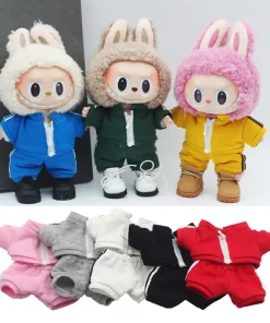 10cm Mini Doll'S Clothes Outfit Accessories For 18cm Small Labubu V1 V2 EXO Idol Sports Suit Casual Clothing Change Toys Gifts