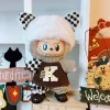 17cm New Labubu Doll V1 Generation Blind Box Cute Labubu Doll Clothes Labubu Pendant For Sports Leisure Suits Accessories Gifts