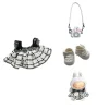 For 17cm Labubus Mini Doll Clothes Outfit Hat Bag Clothes Shoes Labubu II Doll Accessories Cultivate Sitting Party Game Toys 2