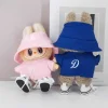 Mini Doll’S Clothes Outfit Accessories For 15-17cm Labubu Idol Knitted sweater JK pleated skirt camera shoes set Clothing Gift 2