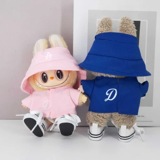 Labubu Doll Clothes 15/17cm Labubu Clothes Sitting Party No17 No5 Baseball Clothes Children'S Clothes Diy Doll Accessories Gift