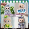 Only Clothes For Labubu Doll Clothes First Second Generation Clothes Sweet Mermaid Fruit Dresses Fashionable Accessories Fabric