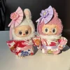 15/17cm Labubu V1 V2 Doll Traditional Kimono Clothing Set Ropa Labubu Outfit Accessories