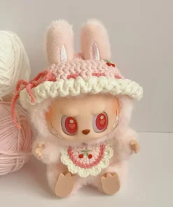 New Labubu Crocheted Baby Clothes Cute Handmade Figurine Clothes Best-Selling Woven Clothing Fashionable Labubu Doll Clothes