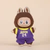 17cm Labubu I II Idol Dolls Clothes Cute Hat Bib Pants Sets New Year Accessories for Korea Kpop Exo Clothing Winter Gifts 2