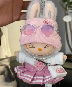 17cm Labubu Doll Clothes Outfit Accessories for Korea Kpop Exo  Labubu Idol V1 V2 Skirt Sweater Clothing Gift