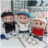 Ropa de muñecas Labubu de 17cm, Mini ropa de muñeca de peluche, accesorios de traje de monstruo, mono de invierno, pijamas de arcoíris 2