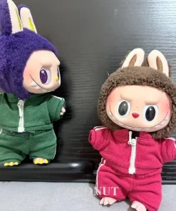 Sports Suit For 17cm Labubu Clothing Doll Clothes Sports Style Mini Doll Set Matching Hat-Fashion Clothes Outfit
