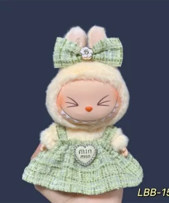 For 17cm Labubu Plush Doll Skirt- Adorable Skirt Set for DIY Clothes Accessories Gift 534 Sold