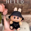 Labubu Clothes Fashion Gothic Style Skirt Labubu Doll Clothes Pendant Little Devil Strap Skirt 15/17cm Plush Doll Universal 3