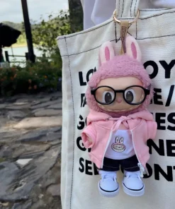 Pure Color Hoodies Fashion Cute Labubu Outfit Ropa For Labubu Doll Clothes Dolls Labubu Accessories Cute Decoration