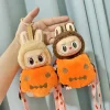 Only Clothes 17cm Labubu Clothes Vinyl Doll Pendant Shark Suit Palace Flower Skirt Clothes Replacement 3