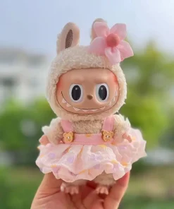 Clothes only 17cm Doll Clothes accessories for Ropa Labubu V1 V2 V3 Outfit Time to chill doll clothes