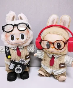 Labubu Doll Clothing Set V1/V2/V3 15cm/17cm Pullip Doll Clothes with Headphones  Camera Accessories for Doll Enthusiasts
