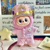 17cm Labubu Basketball Player Clothing Kawaii Mini Plush Doll Clothes Doll Cute Athlete Idol Doll Accessories 3