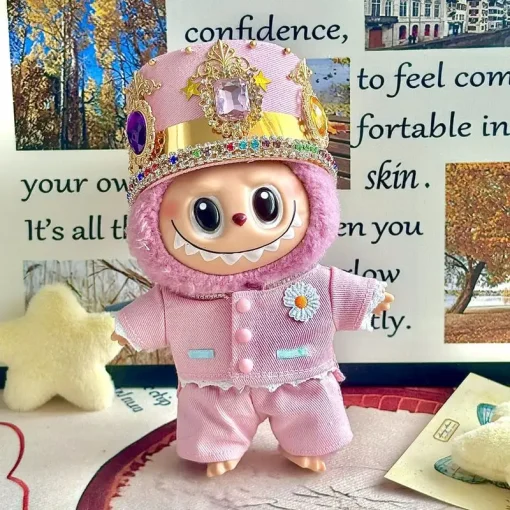 The Same As Labubugd, G-Dragon Labubu Baby Clothes 17cm Set, Second-Generation Pendant, Plush Doll Costume, Children'S Gift