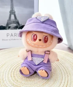 For 17cm Labubus Mini Doll Clothes Outfit Hat Bag Clothes Shoes Labubu II Doll Accessories Cultivate Sitting Party Game Toys