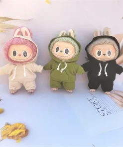 Mini Plush Doll Clothing Accessories Republic Of Korea Kpop Exo 15cm 17cm  Labubu Idol  V1 V2 Jersey Pants Suit Bjd  Fashion