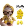 Mini Doll'S Clothes Outfit Accessories For Korea Kpop Exo 15-17cm Labubu Idol V1 V2 Green Yellow Raincoat hat set Clothing Gift